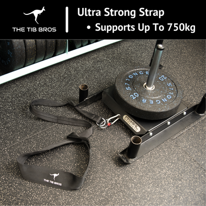 Tib Bar/ Sled Strap/ Reverse Squat Strap Bundle - The Tib Bros 'Performance' Package