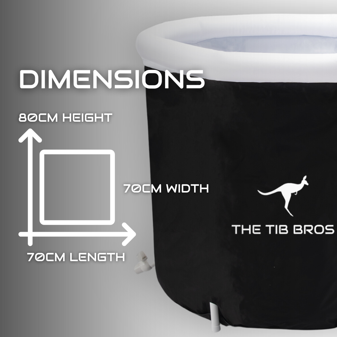 Portable Ice Bath - 4 Layered Outdoor Cold Plunge Tub