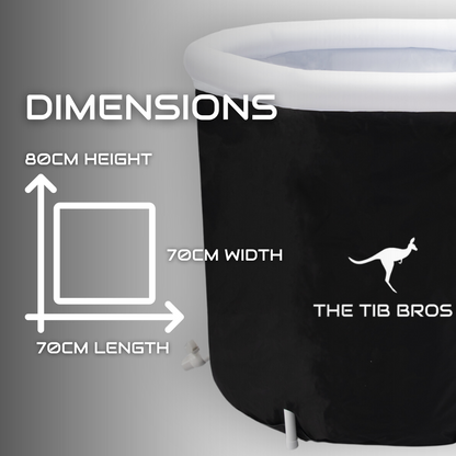 Portable Ice Bath - 4 Layered Outdoor Cold Plunge Tub
